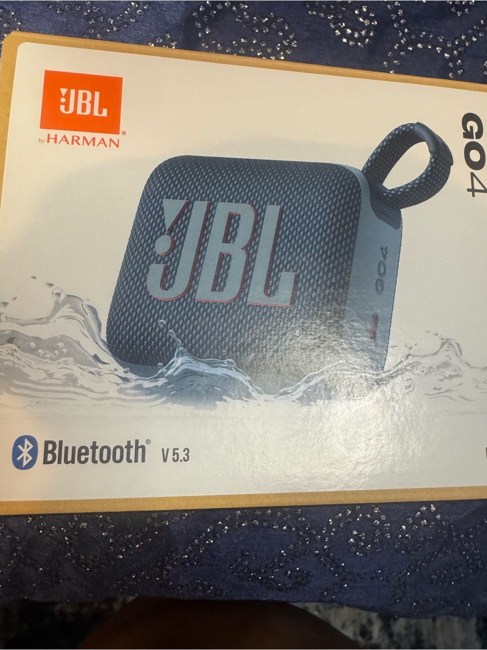 JBL GO 4 Portable Bluetooth Speaker - Dark Blue